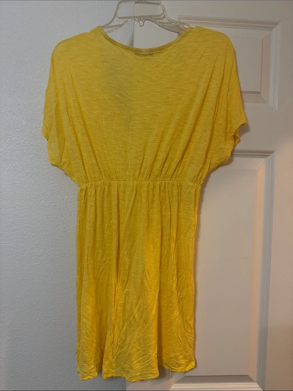 VENUS Bright Yellow V-Neck Swim Coverup Dress size L